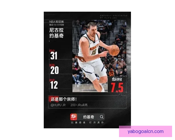 约基奇跳投准绝杀砍下三双助掘金横扫太阳稳居西部前四
